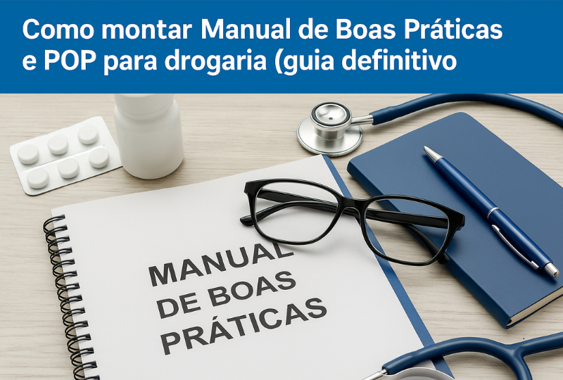 Como montar Manual de Boas Práticas e POP para drogaria (guia definitivo)